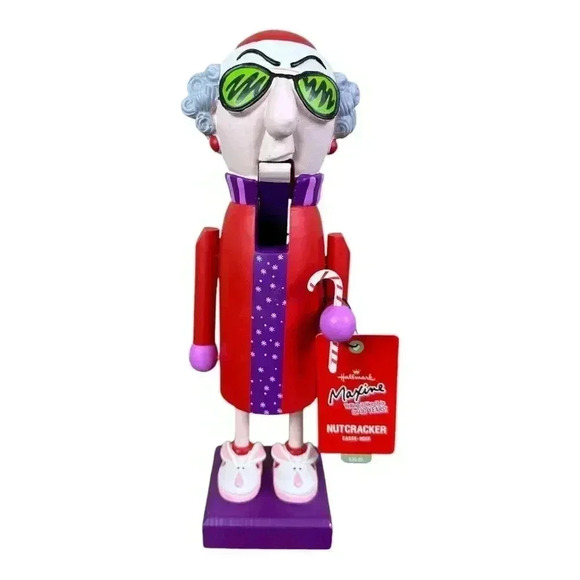 Hallmark ShoeBox Greetings Maxine J Wagner Collectible Nutcracker Figurine NEW - Picture 1 of 12